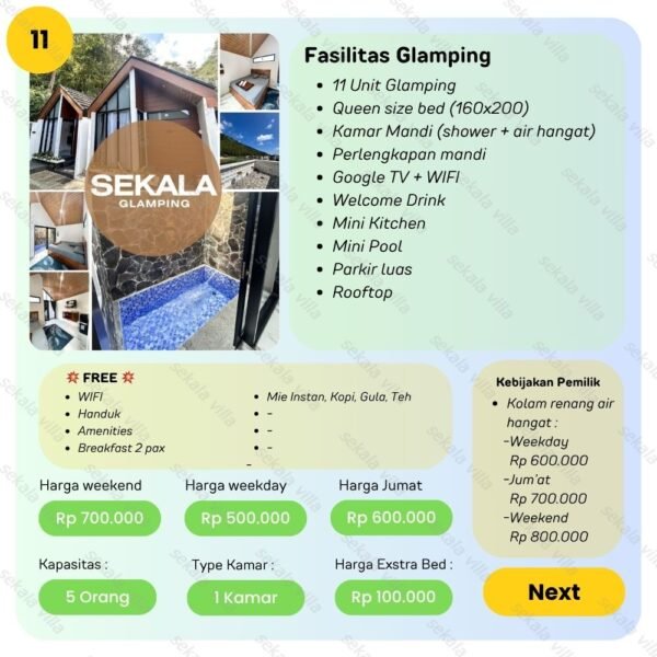 glamping tawangmangu by sekala villa