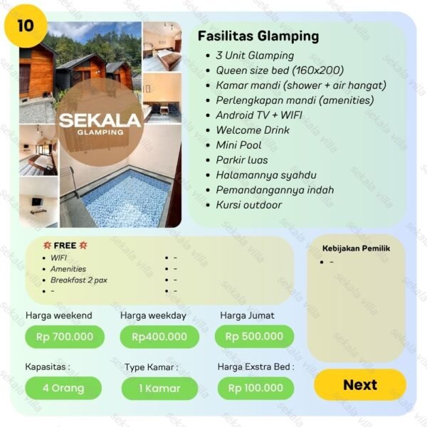 glamping tawangmangu by sekala villa