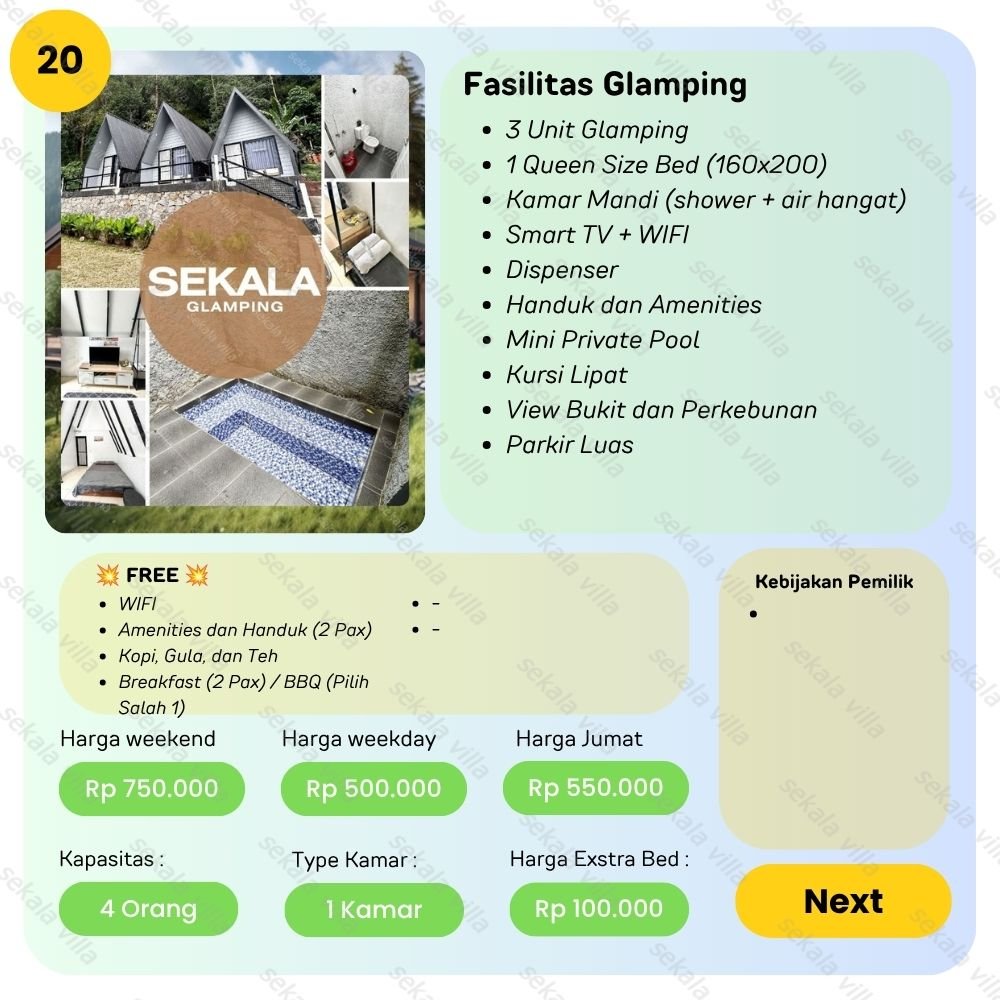 Glamping Tawangmangu by Sekala Villa