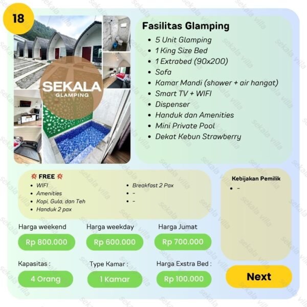 glamping tawangmangu by sekala villa