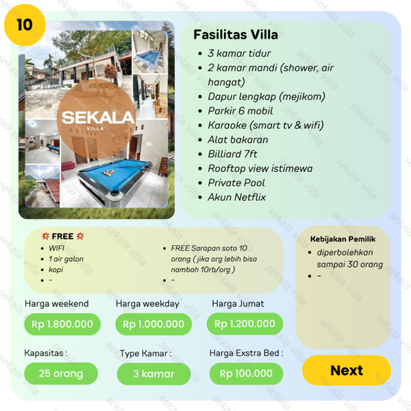 sekala villa tawangmangu