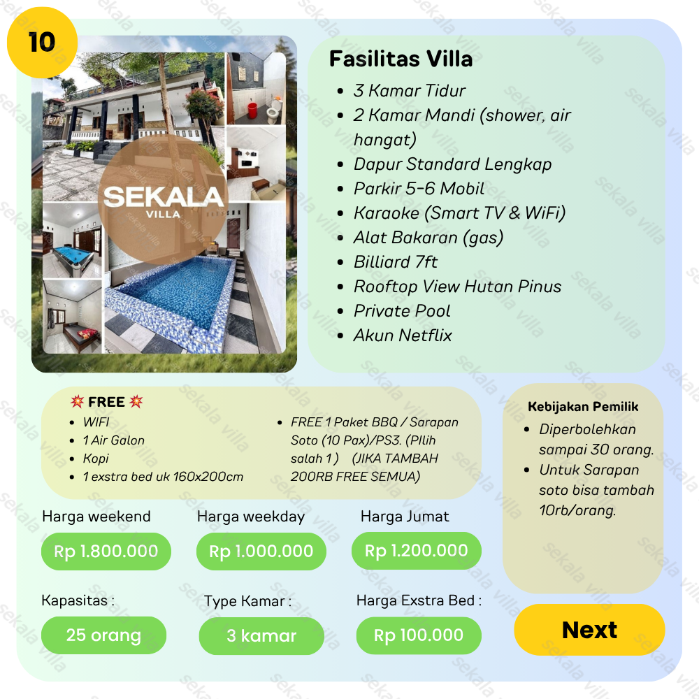 sekala villa tawangmangu