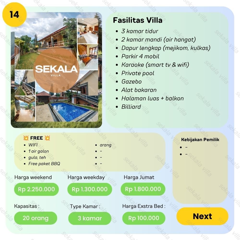 Villa Tawangmangu by Sekala Villa