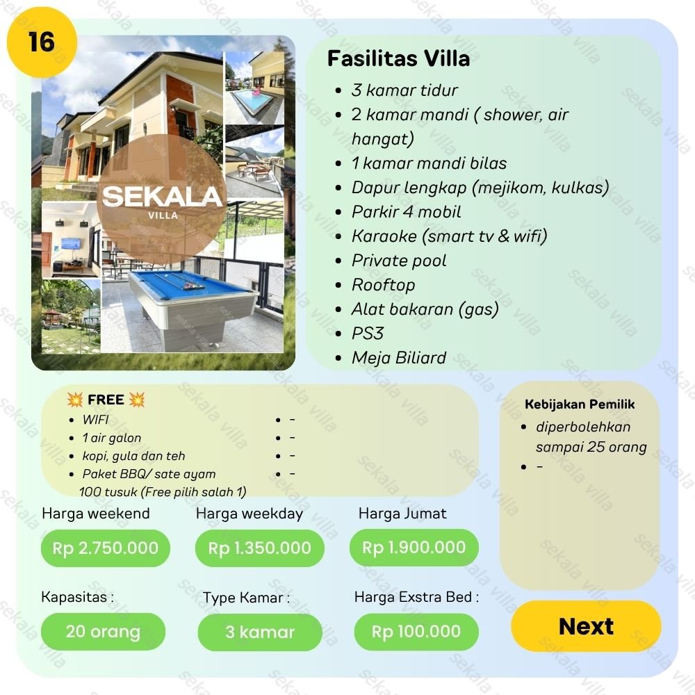 Villa Tawangmangu by Sekala Villa