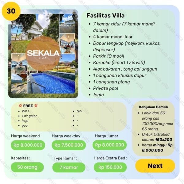 Villa Tawangmangu by Sekala Villa