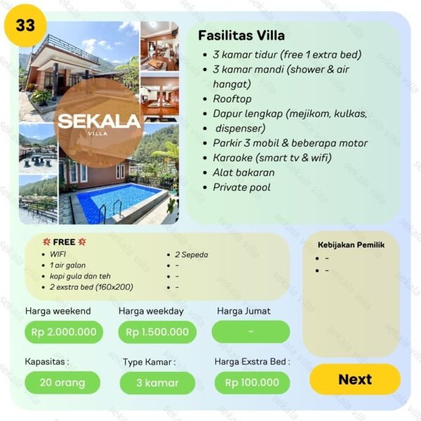 Villa Tawangmangu