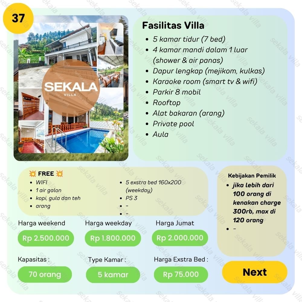 Villa Tawangmangu by Sekala Villa