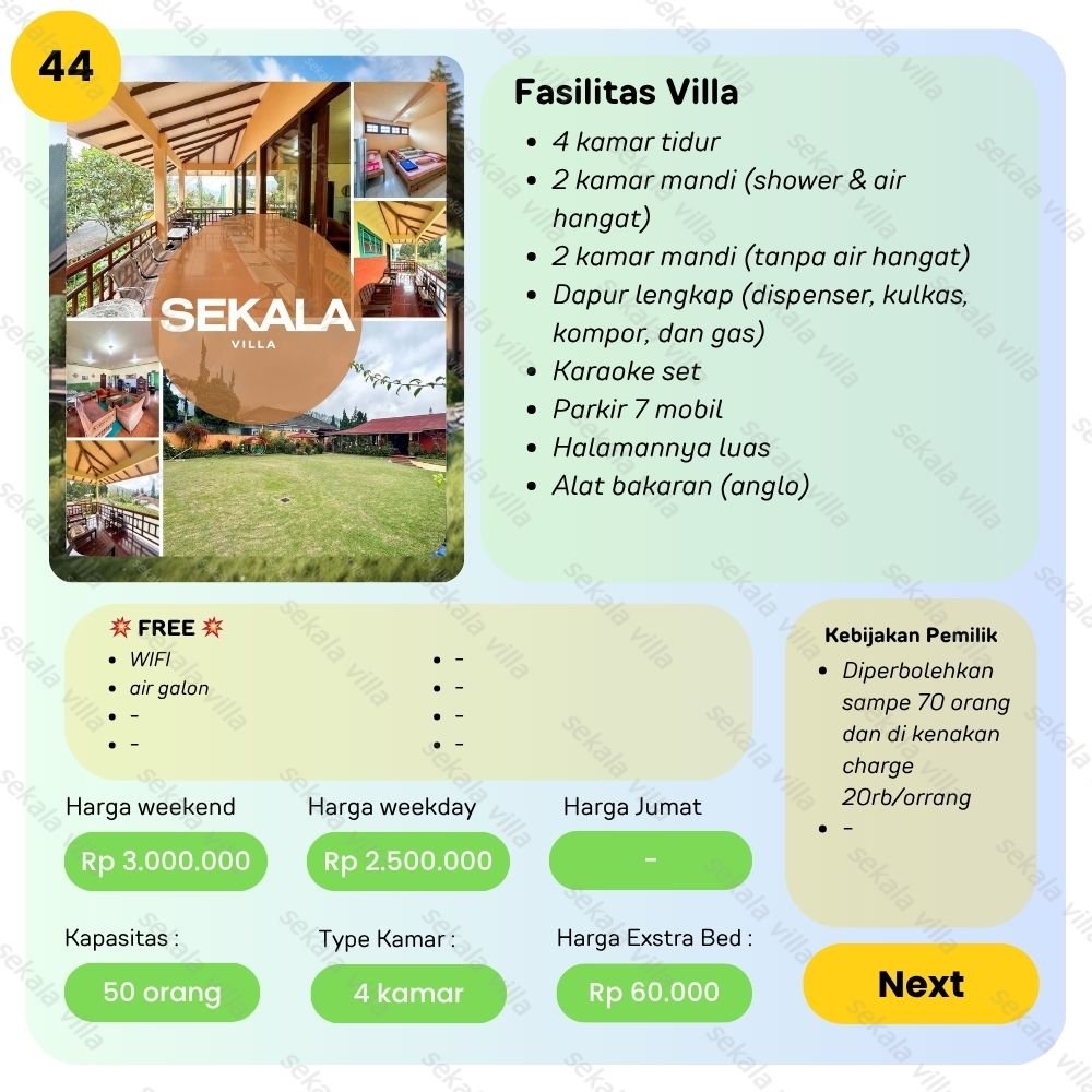 Villa Tawangmangu by Sekala Villa