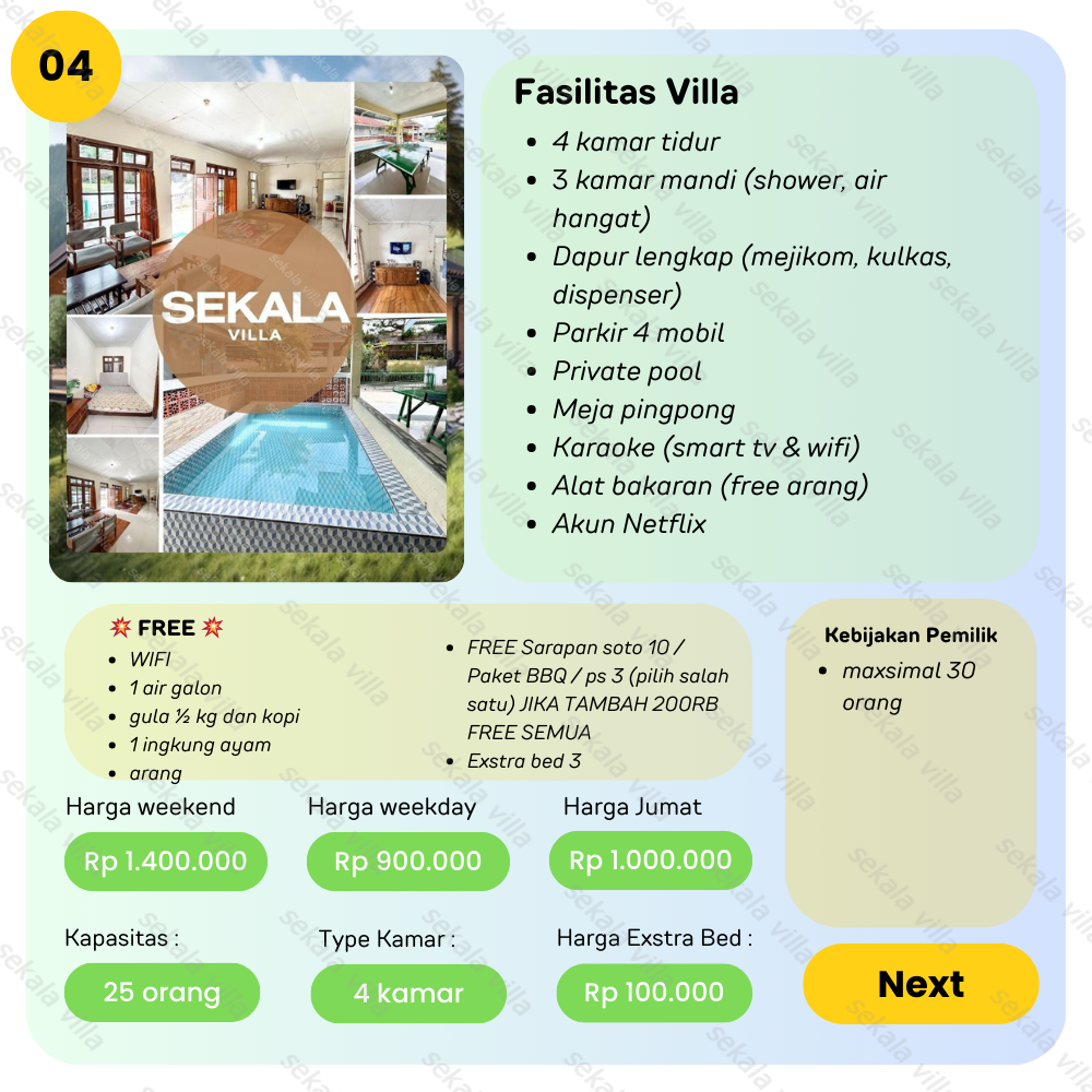 sekala villa tawangmangu