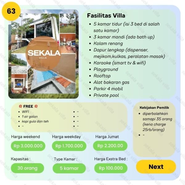 villa di tawangmangu by sekala villa