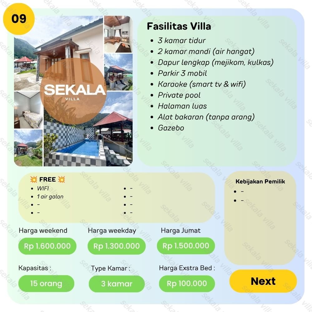 Villa Tawangmangu by Sekala Villa