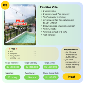 Villa Tawangmangu Murah 03