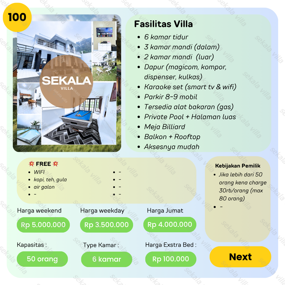Villa Tawangmangu No.100 - Gambar 3