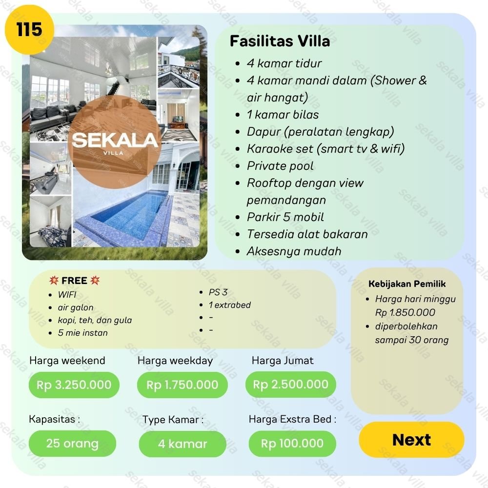 Villa Tawangmangu by Sekala Villa