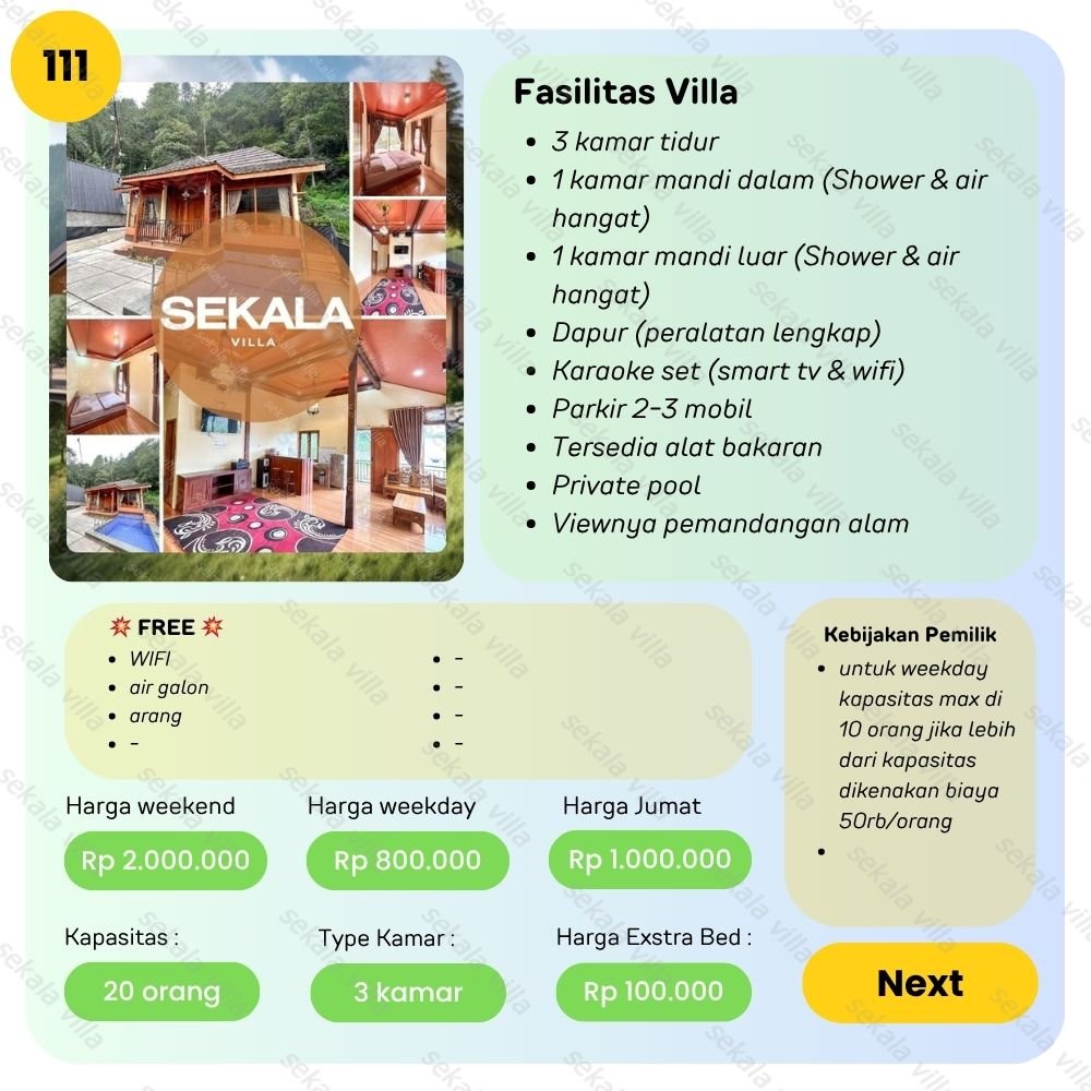 Villa Tawangmangu by Sekala Villa
