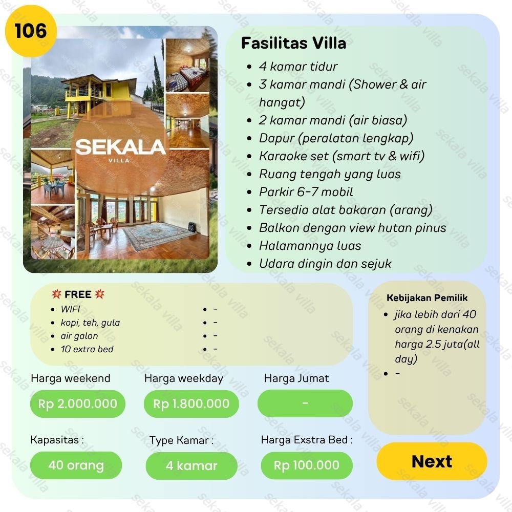 Villa Tawangmangu by Sekala Villa