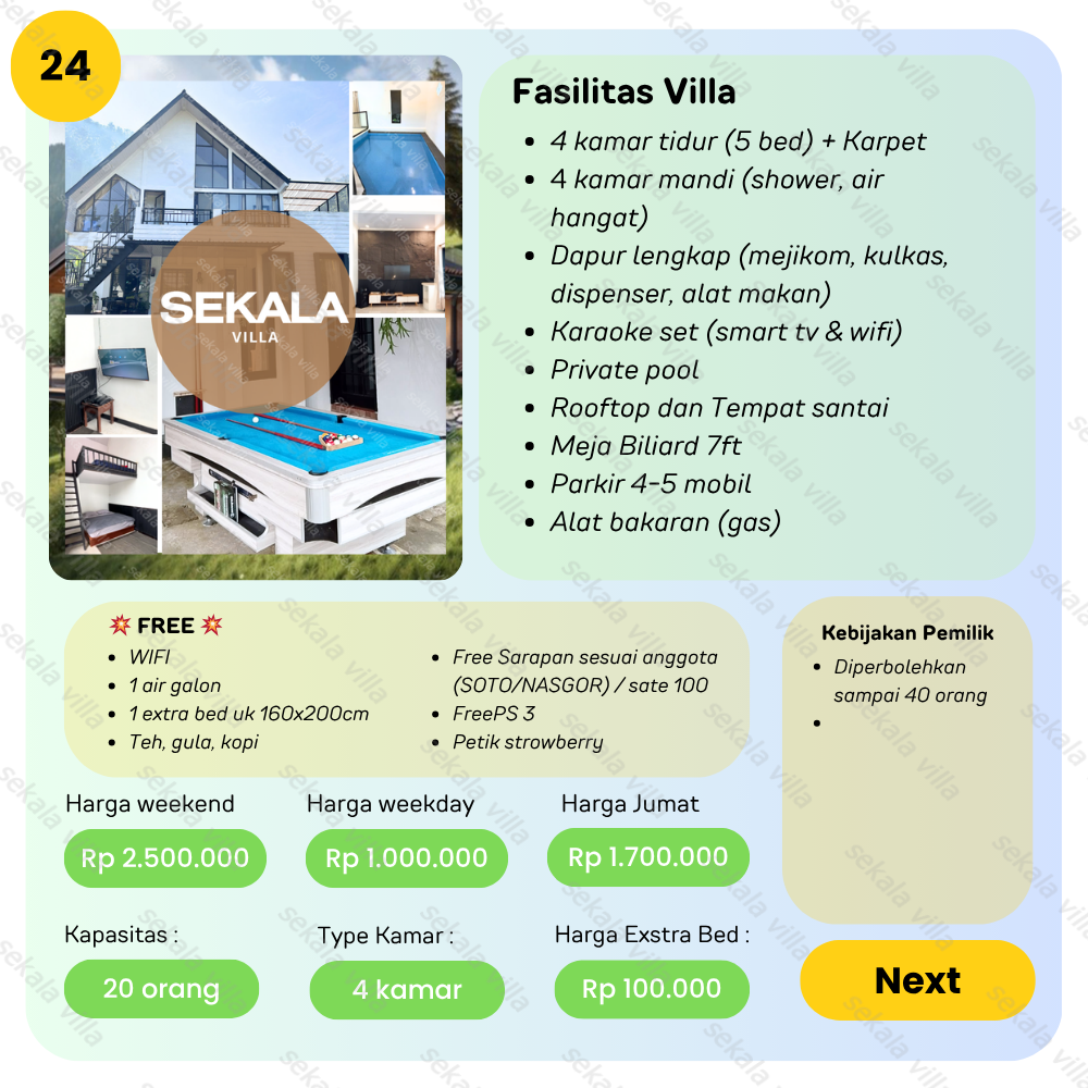 Villa Tawangmangu No 24 - Gambar 3