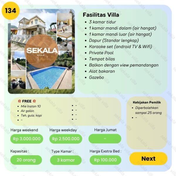 villa di tawangmangu by sekala villa