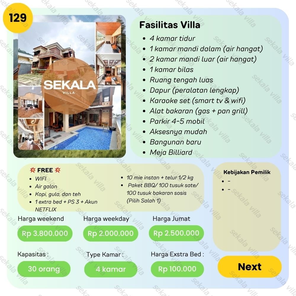 Villa Tawangmangu by Sekala Villa