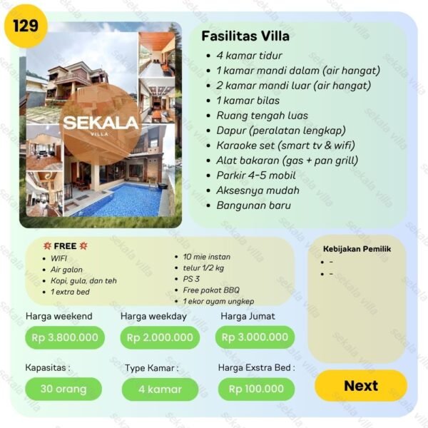Villa Tawangmabu by Sekala Villa