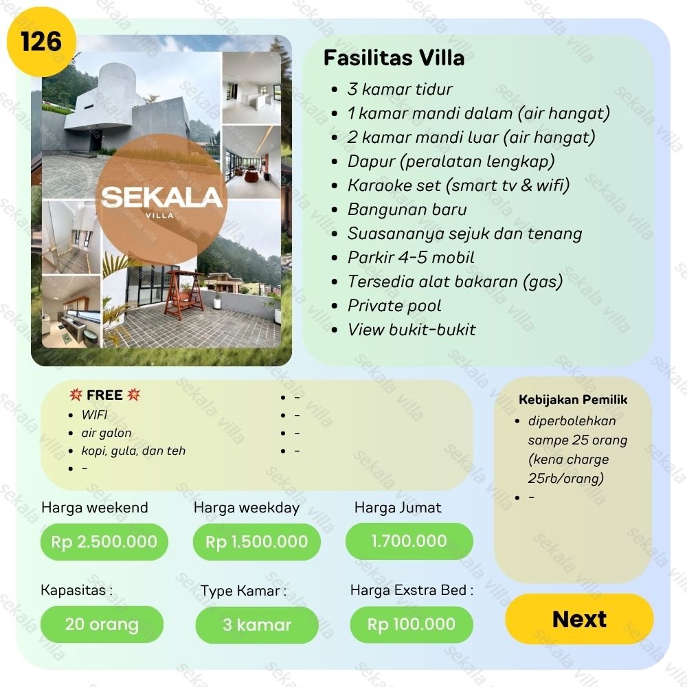 Villa Tawangmangu by Sekala Villa