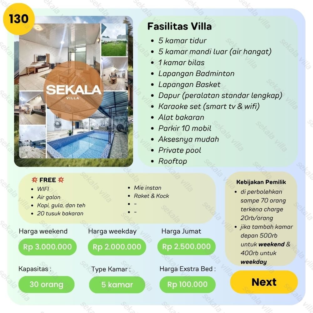 Villa Tawangmangu by Sekala Villa