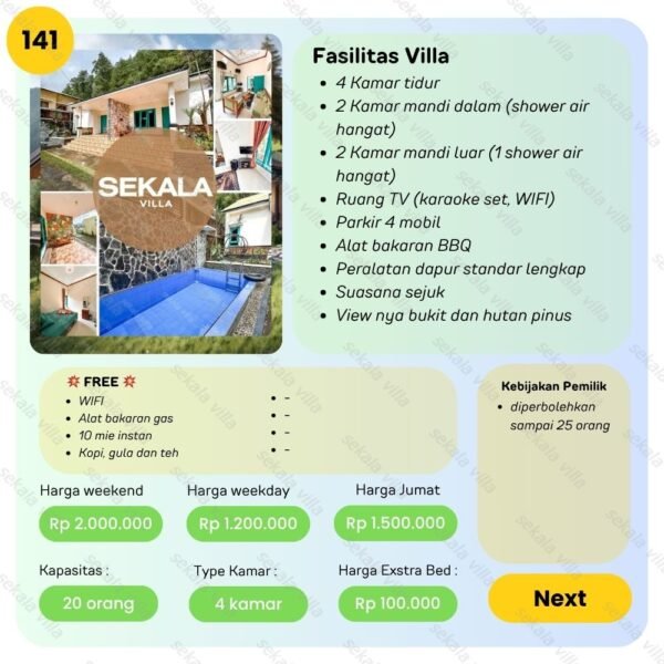 villa tawangmangu by sekala villa