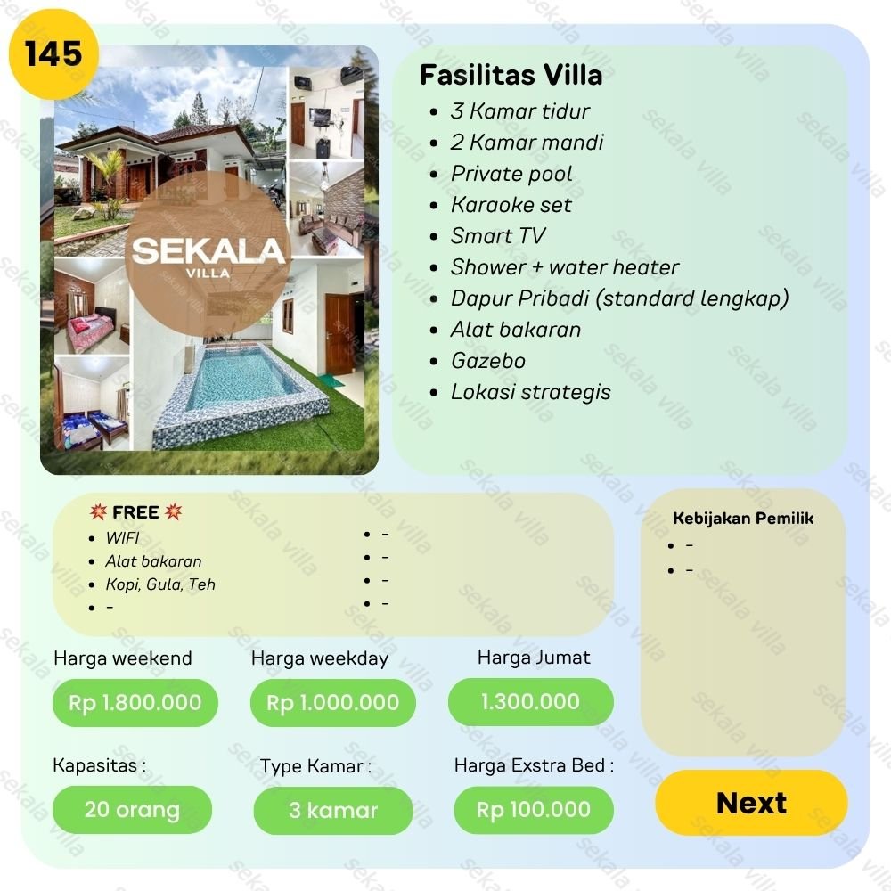 Villa Tawangmangu by Sekala Villa