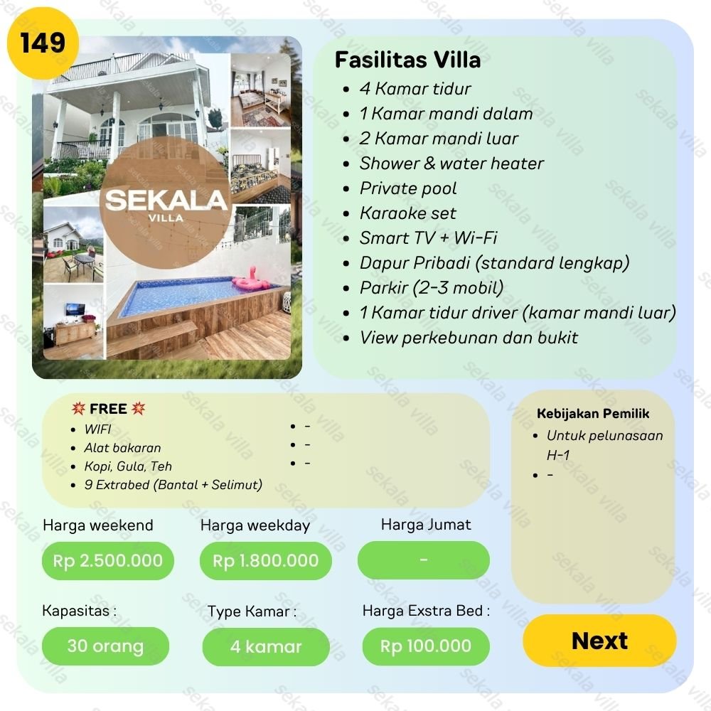 Villa Tawangmangu by Sekala Villa