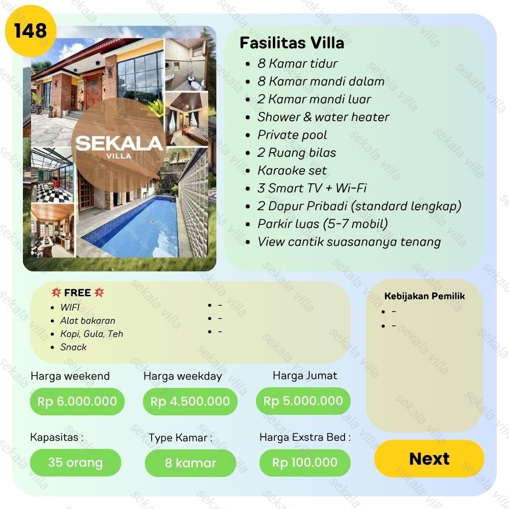 Villa Tawangmangu by Sekala Villa