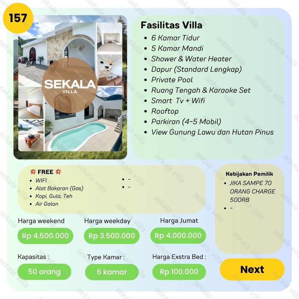 Villa Tawangmangu by Sekala Villa