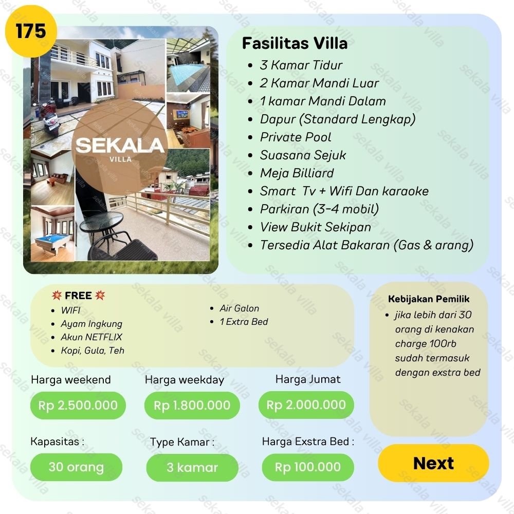 Villa Tawangmangu by Sekala Villa