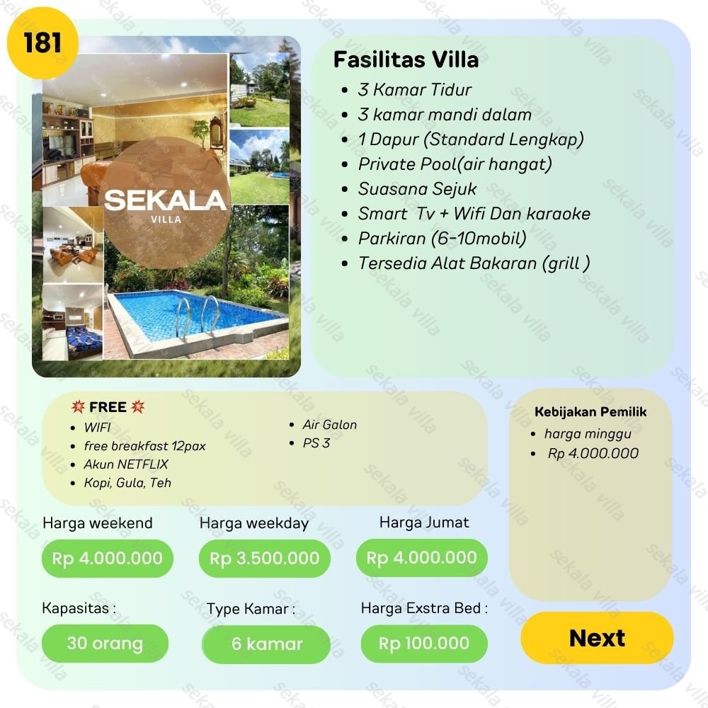 Villa Tawangmangu by Sekala Villa