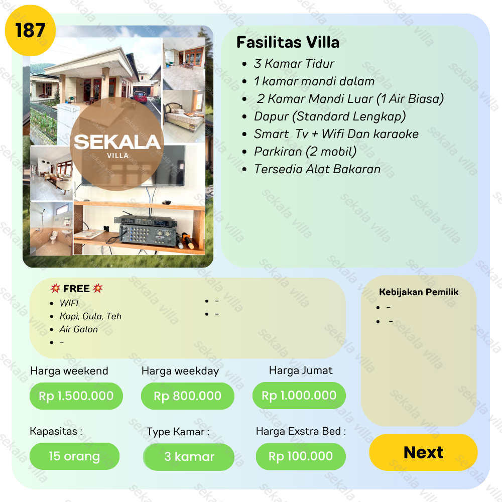 Villa Tawangmangu by Sekala Villa