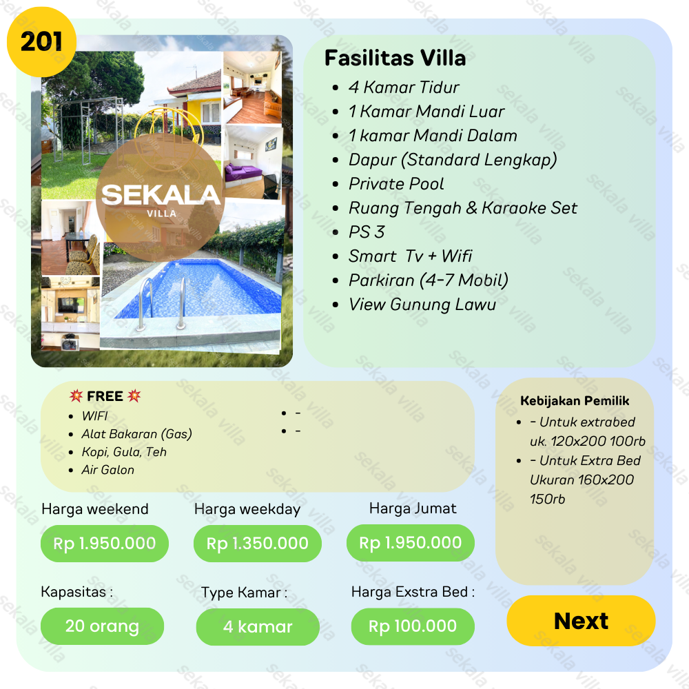 Villa Tawangmangu by Sekala Villa