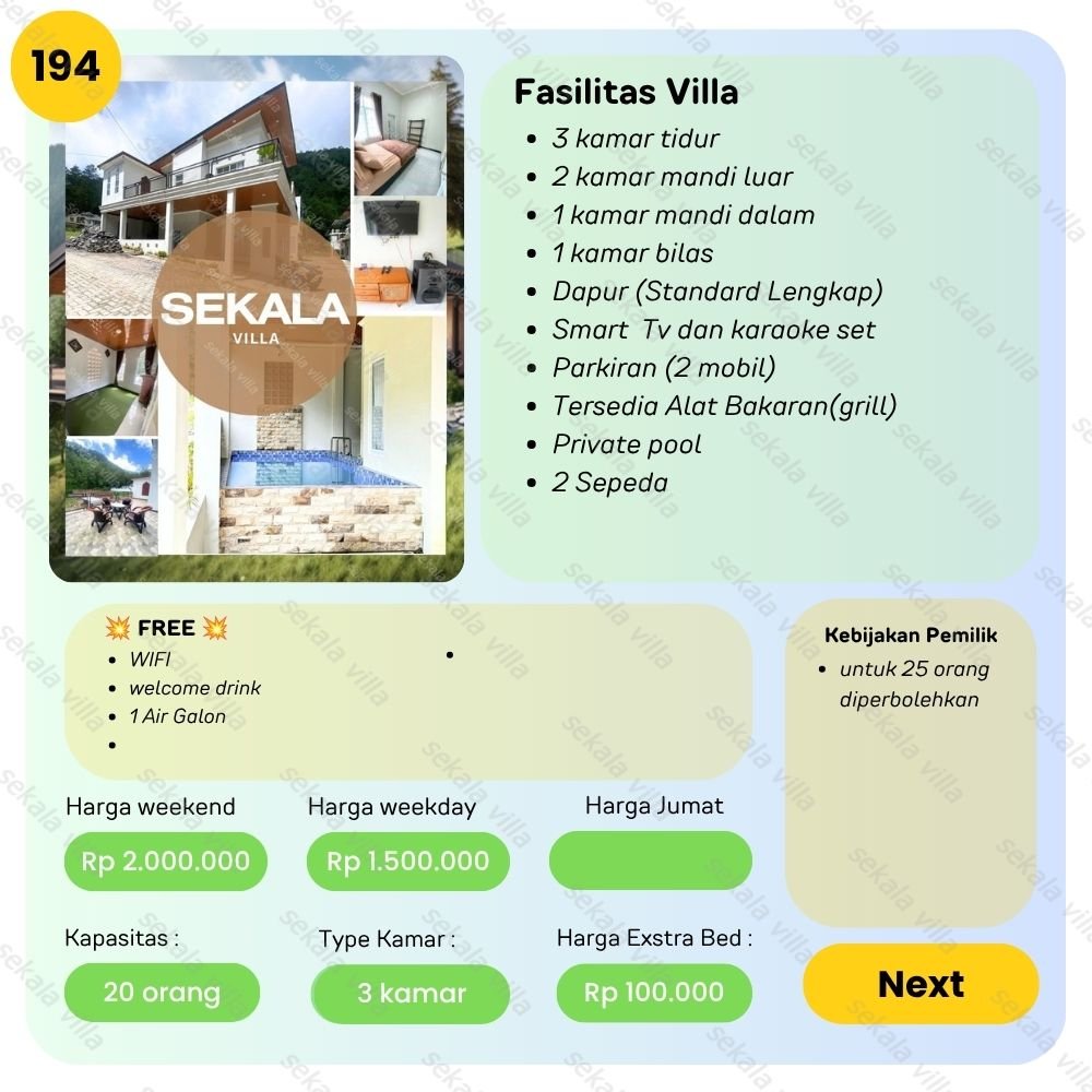 Villa Tawangmangu by Sekala Villa