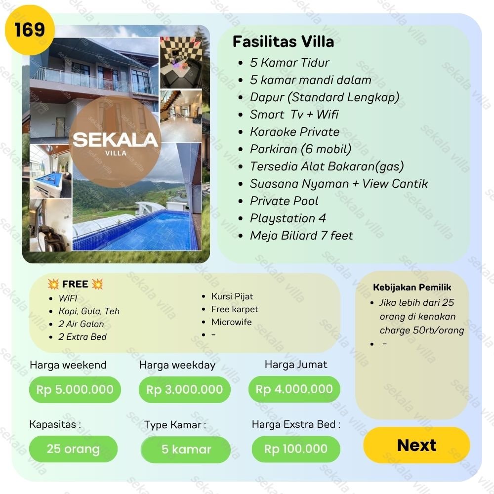 Villa Tawangmangu by Sekala Villa