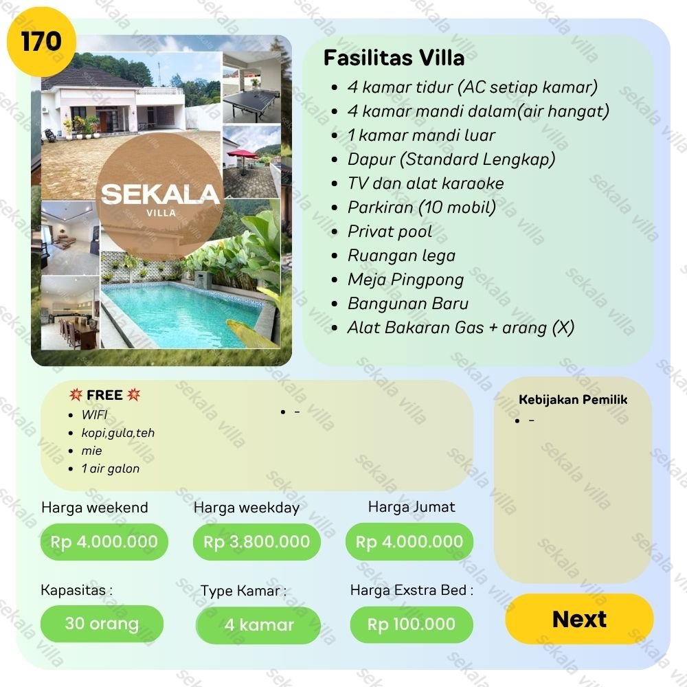 Villa Tawangmangu by Sekala Villa