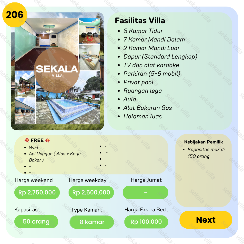 Villa Tawangmangu by Sekala Villa