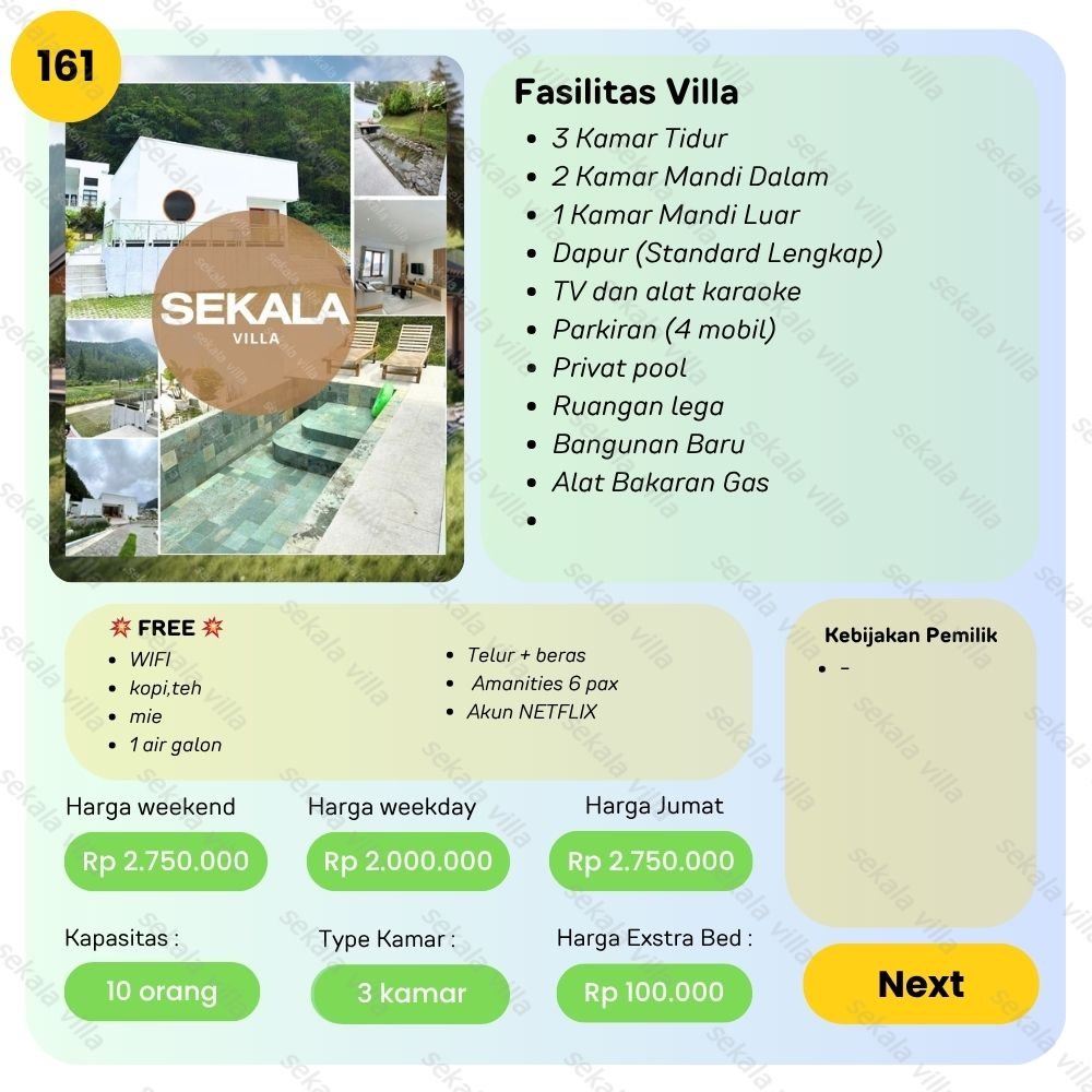 Villa Tawangmangu No.161 - Gambar 2